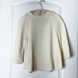 Anthropologie Who Wear What When Where 3/4 Sleeve Top